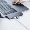BASEUS UCN3266 ADAPTER TYPE-C TO MULTI PORT 5IN1 GREY
