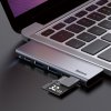 BASEUS UCN3266 ADAPTER TYPE-C TO MULTI PORT 5IN1 GREY