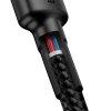 BASEUS PD60W/QC3.0 TYPE-C CABLE 200CM GREY/BLACK