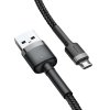 BASEUS CAFULE MICRO-USB CABLE 300CM GREY/BLACK