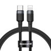 BASEUS CAFULE TYPE-C TO LIGHTNING CABLE 100CM BLACK/GREY