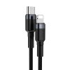 BASEUS CAFULE TYPE-C TO LIGHTNING CABLE 100CM BLACK/GREY