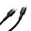 BASEUS CAFULE TYPE-C TO LIGHTNING CABLE 100CM BLACK/GREY