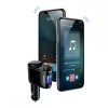 BASEUS S06 2-PORT USB CAR CHARGER + TRANSMITER FM BLACK