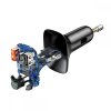 BASEUS S13 2-PORT USB CAR CHARGER + TRANSMITER FM BLACK