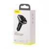 BASEUS S13 2-PORT USB CAR CHARGER + TRANSMITER FM BLACK