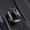 BASEUS S13 2-PORT USB CAR CHARGER + TRANSMITER FM BLACK