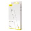 BASEUS MINI WHITE LIGHTNING CABLE 100CM WHITE