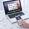 BASEUS MINI WHITE LIGHTNING CABLE 100CM WHITE