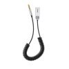 BASEUS BA01 AUX CABLE AUDIO ADAPTER SILVER