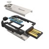 BASEUS BA01 AUX CABLE AUDIO ADAPTER SILVER