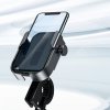 Uchwyt do telefonu Baseus Armor do motocyklu / roweru / hulajnogi / skutera (czarny)