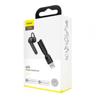 BASEUS ENCOK A05 BLUETOOTH EARPHONE BLACK