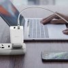 BASEUS SPEED NETWORK CHARGER PD18W + CABLE LIGHTNING WHITE
