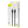 BASEUS PD100W/QC3.0 TYPE-C CABLE 200CM GREY/BLACK