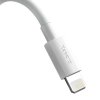 BASEUS WISDOM 2-PACK LIGHTNING 150CM/2.4A WHITE
