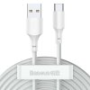 BASEUS WISDOM 2-PACK TYPE-C 150CM/5A WHITE
