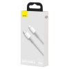 BASEUS DATA PD20W TYPE-C TO LIGHTNING CABLE 200CM WHITE