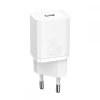 Ładowarka sieciowa Baseus Super Si Quick Charger 1C 20W z przewodem USB-C do Lightning 1m (biała)