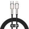 BASEUS CAFULE METAL LIGHTNING CABLE PD20W 100CM BLACK