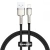 BASEUS CAFULE METAL LIGHTNING CABLE 2.4A 25CM BLACK