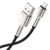 BASEUS CAFULE METAL LIGHTNING CABLE 2.4A 25CM BLACK
