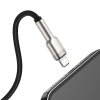 BASEUS CAFULE METAL LIGHTNING CABLE 2.4A 25CM BLACK