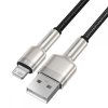 BASEUS CAFULE METAL LIGHTNING CABLE 2.4A 25CM BLACK