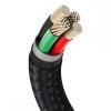 BASEUS CAFULE METAL LIGHTNING CABLE 2.4A 25CM BLACK