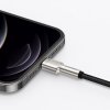 BASEUS CAFULE METAL LIGHTNING CABLE 2.4A 25CM BLACK