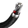 BASEUS CAFULE METAL TYPE-C CABLE PD40W/5A 100CM BLACK