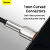 BASEUS CAFULE METAL TYPE-C CABLE PD40W/5A 200CM BLACK