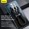 BASEUS CAFULE METAL TYPE-C CABLE PD40W/5A 25CM BLACK