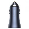 BASEUS GOLDEN 2-PORT CAR CHARGER USB & TYPE-C PD40W/QC3.0 GREY