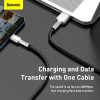 BASEUS CAFULE METAL TYPE-C CABLE PD40W/5A 25CM BLACK