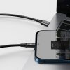 Kabel USB-C 3w1 Baseus Rapid Series, micro USB / Lightning / USB-C, 20W, 1.5m (czarny)
