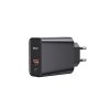 BASEUS SPEED PPS 2-PORT NETWORK CHARGER PD30W/QC3.0 BLACK