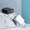 BASEUS SPEED PPS 2-PORT NETWORK CHARGER PD30W/QC3.0 BLACK