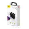 BASEUS SPEED PPS 2-PORT NETWORK CHARGER PD30W/QC3.0 BLACK