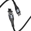 BASEUS ZINC PD20W TYPE-C TO LIGHTNING MAGNETIC CABLE 100CM BLACK