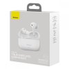 Baseus E3 bezprzewodowe słuchawki Bluetooth 5.0 TWS douszne wodoodporne IP64 białe NGTW080002