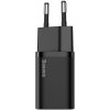 Ładowarka siciowa Baseus Super Si Quick Charger 1C 20W z przewodem USB C do Lightning 1m czarna