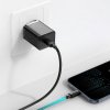 Ładowarka siciowa Baseus Super Si Quick Charger 1C 20W z przewodem USB C do Lightning 1m czarna