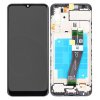 Samsung Galaxy A03s SM-A037 Wyświetlacz LCD Ekran Szybka Dotyk Digitizer Korpus Ramka GH81-21233A czarny oryginał