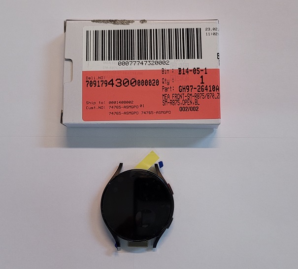 Wyświetlacz lcd ekran Samsung Galaxy Watch 4 44 mm czarny GH97-26410A Oryginał