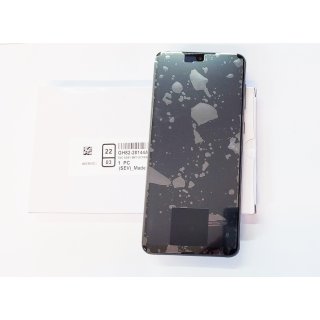 Samsung Galaxy A33 SM-A336 Wyświetlacz LCD Ekran Szybka Dotyk Digitizer Korpus Ramka GH82-28143A GH82-28144A czarny service pack oryginał