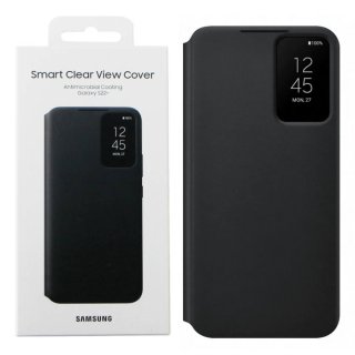 Samsung Smart Clear View Standing Cover futerał antybakteryjne etui z inteligentną klapką Samsung Galaxy S22+ Plus ( EF-ZS906CBEGEE ) czarny