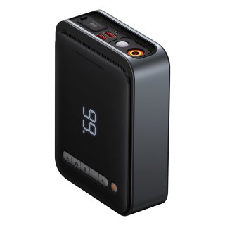 Baseus 2w1 power bank Power Starter Jump Starter urządzenie rozruchowe booster 8000 mAh 12V (800A / 400A) / kompresor do opon 5-150 Psi czarny (CGNL020001)