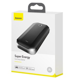 Baseus power bank Power Starter Jump Starter urządzenie rozruchowe booster 8000 mAh 12V (800A / 400A) czarny (CRJS01-01)
