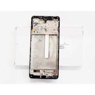 Oryginalny wyświetlacz lcd ekran dotykowy ramka Samsung Galaxy M53 SM-M536 GH82-28812A czarny Service Pack